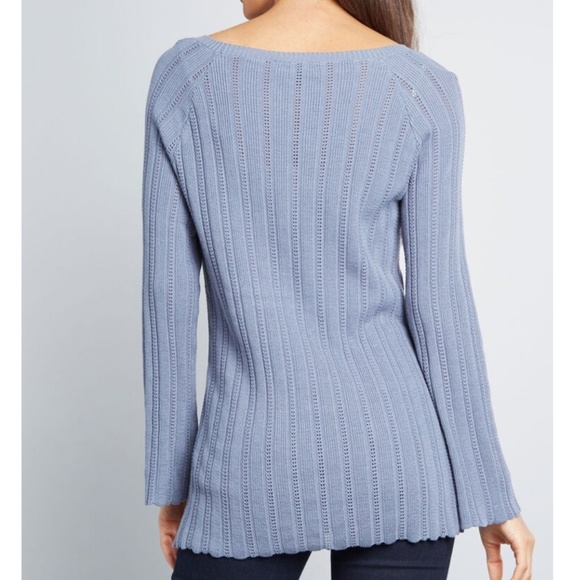 Modcloth Pointelle Elegance Knit Tunic - Picture 3 of 5